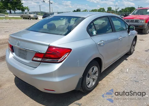 2013 Honda Civic Lx z USA, uszkodzony, nr VIN 2HGFB2F50DH542687